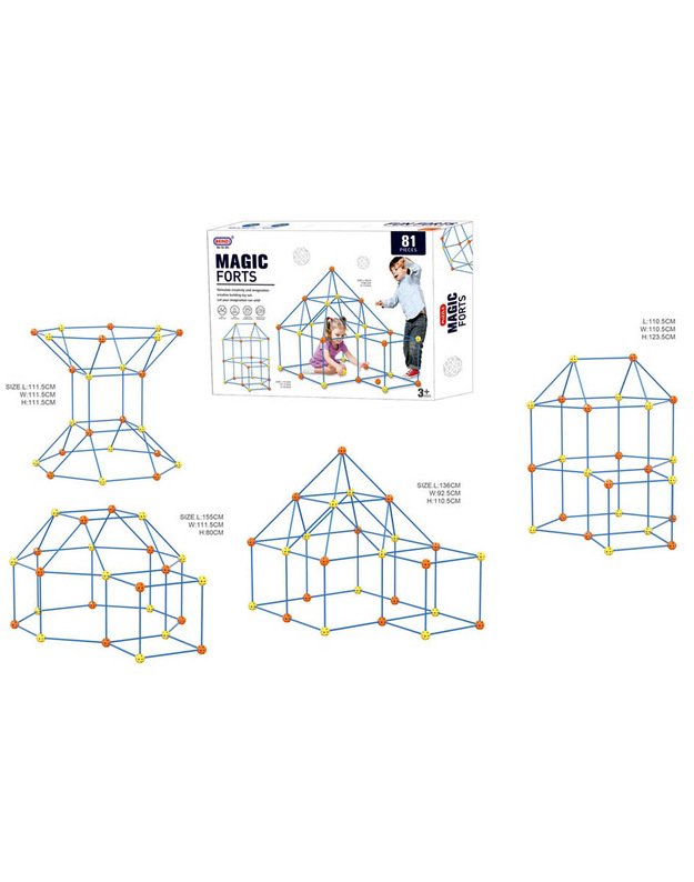 Konstrukciniai šiaudeliai 81 elementas
