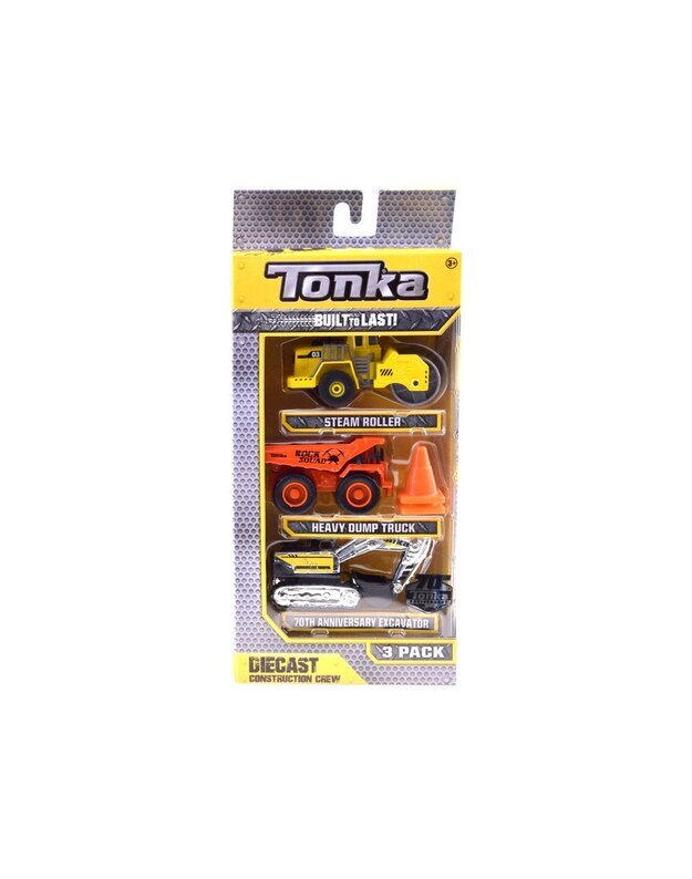 Construction machines Tonka Autka set of 3 ZA3617