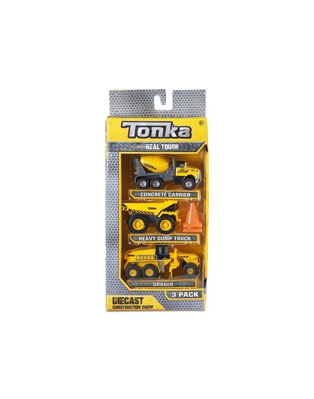 Construction machines Tonka Autka set of 3 ZA3617