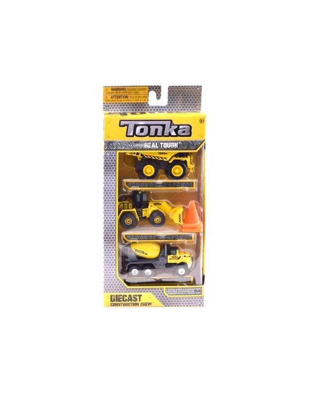 Construction machines Tonka Autka set of 3 ZA3617