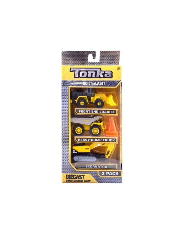 Construction machines Tonka Autka set of 3 ZA3617
