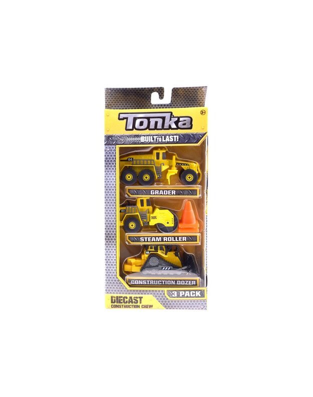 Construction machines Tonka Autka set of 3 ZA3617