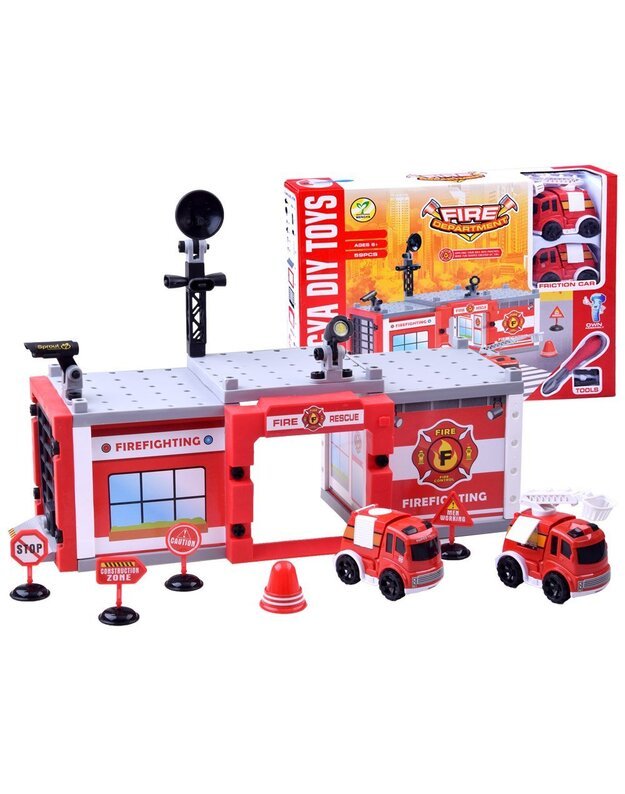 Konstrukciniai blokeliai - Gaisrinė/Policija 59 el.