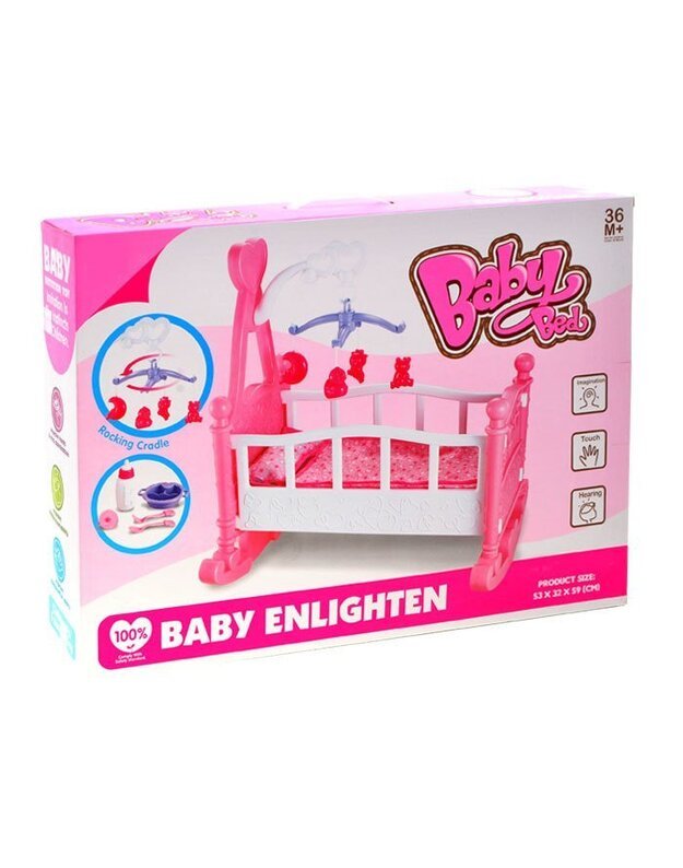 Lovytė su karusele ir priedais