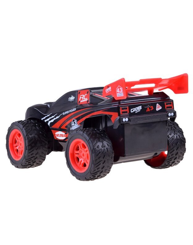 Nuotoliniu būdu valdomas automobilis Cross Country - raudonas