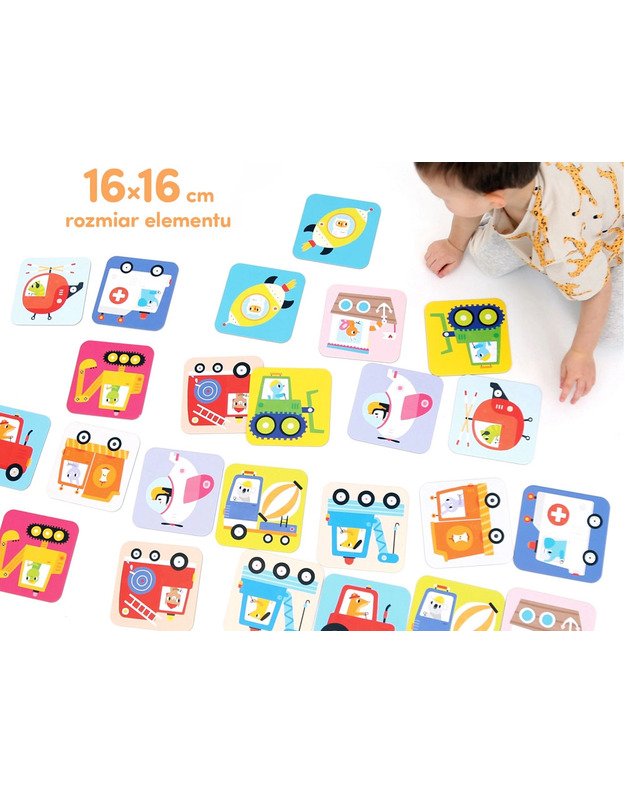 CzuCzu atminties žaidimas - Transporto priemonės