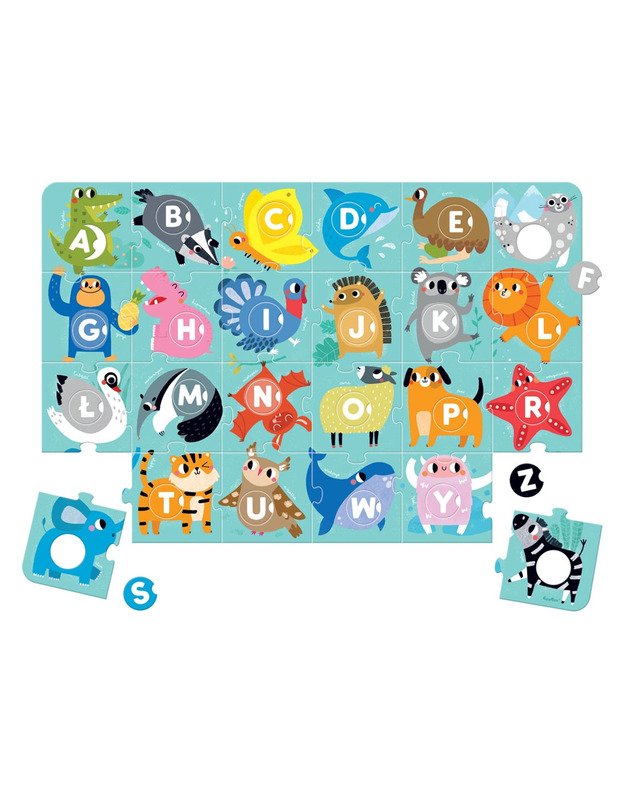 „CzuCzu" didelė dėlionė  - Abėcėlė