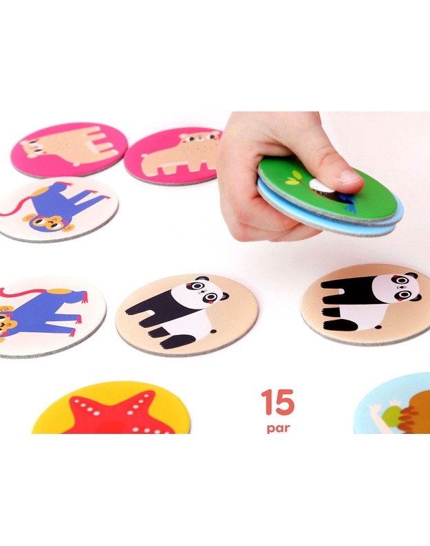 CzuCzu Memorki DZIKIE ZWIERZĘTA gra memory ZA4046