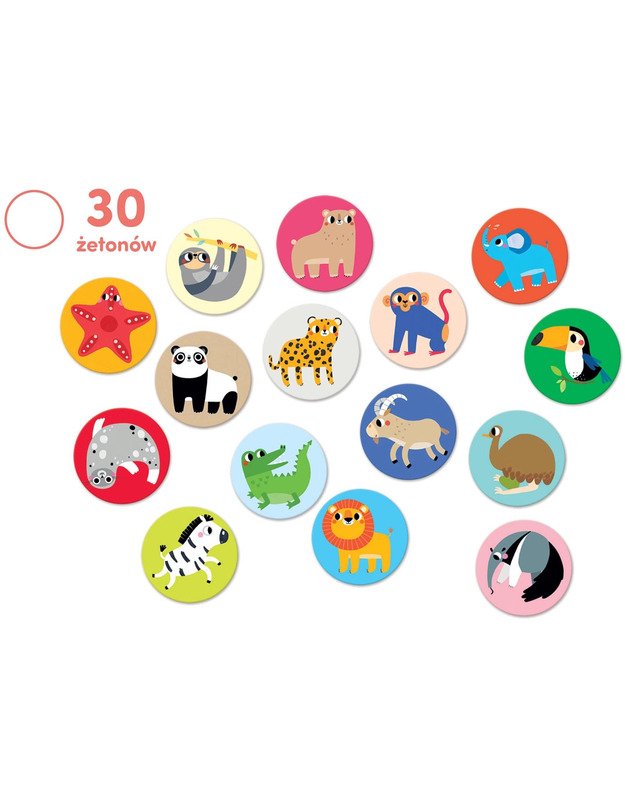 CzuCzu Memorki DZIKIE ZWIERZĘTA gra memory ZA4046