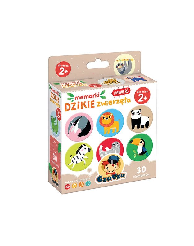 CzuCzu Memorki DZIKIE ZWIERZĘTA gra memory ZA4046