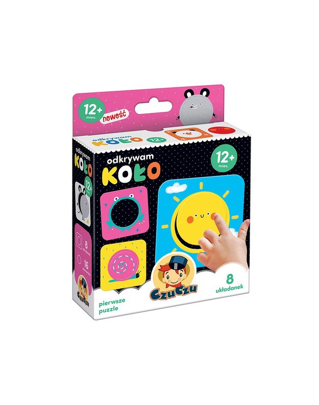 CzuCzu pierwsze puzzle Odkrywam Koło 12m+ ZA4042