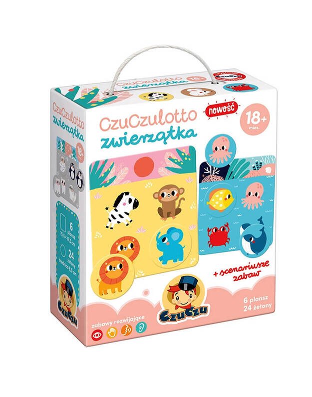  CzuCzu mokomasis žaidimas Lotto su gyvūnais 