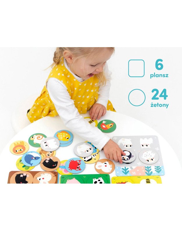  CzuCzu mokomasis žaidimas Lotto su gyvūnais 