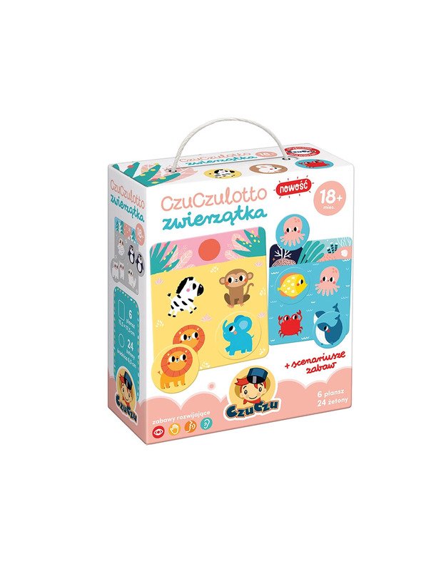  CzuCzu mokomasis žaidimas Lotto su gyvūnais 