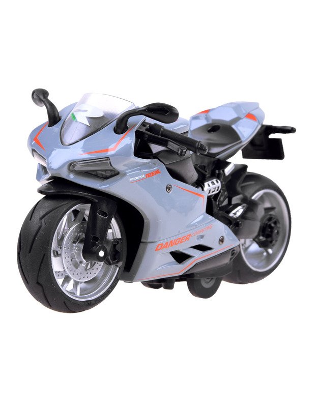 Diecast model Motorcycle with string toy ZA3933