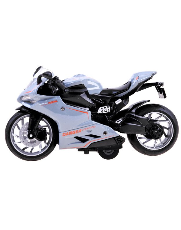 Diecast model Motorcycle with string toy ZA3933