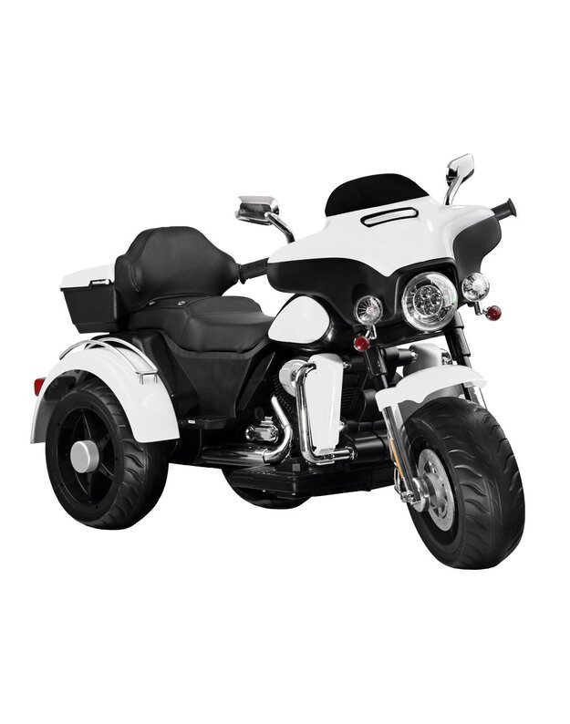 Didelis galingas motociklas - juodas