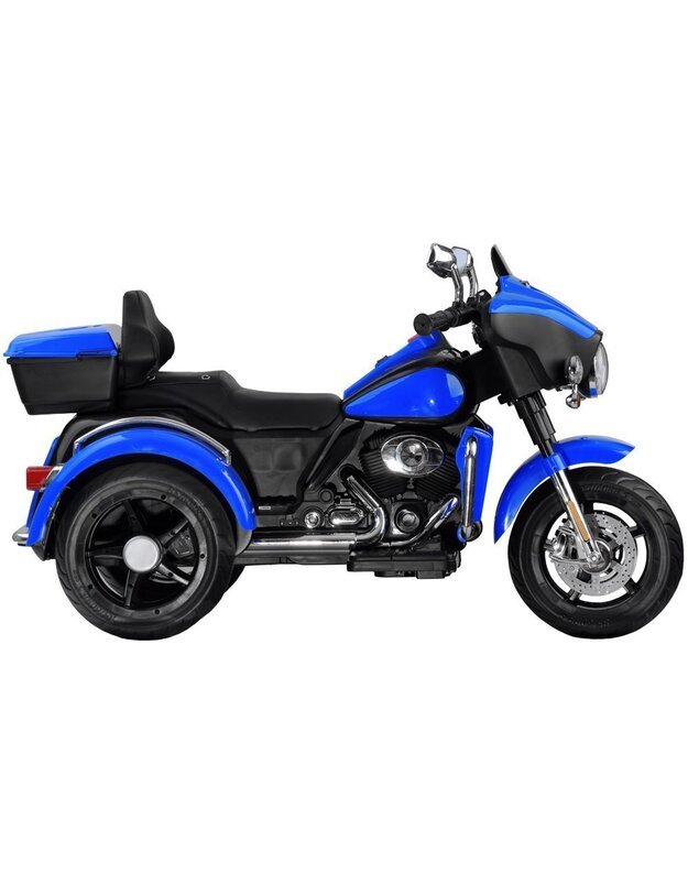 Didelis galingas motociklas - baltas