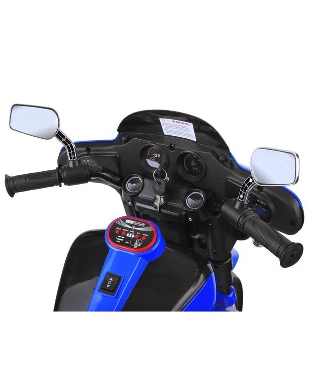 Didelis galingas motociklas - juodas