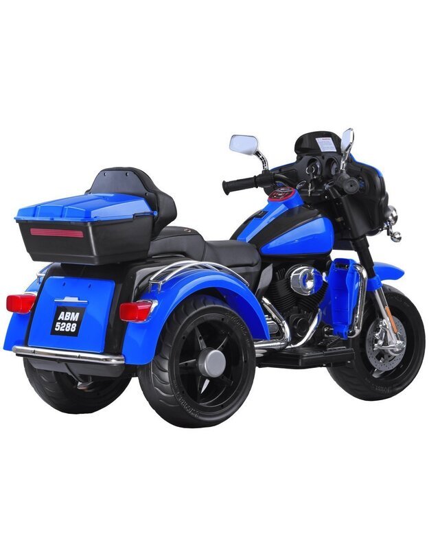 Didelis galingas motociklas - juodas