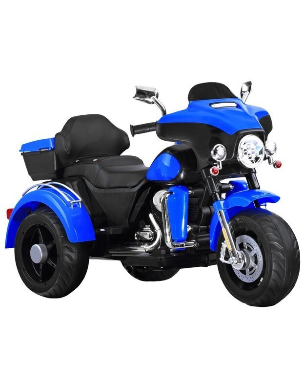 Didelis galingas motociklas - baltas