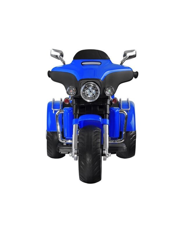 Didelis galingas motociklas - baltas