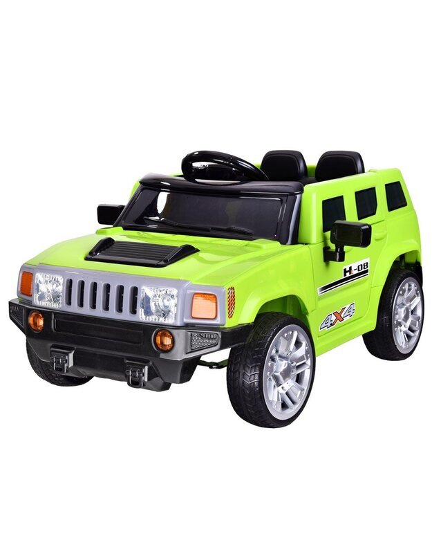 Dvivietis elektromobilis HUMMER VELOCITY - žalias