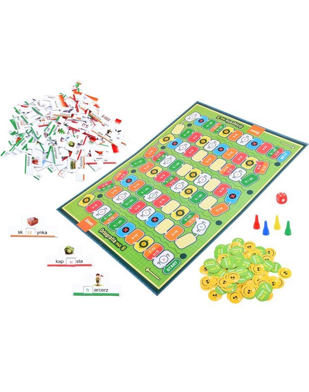 Mokomasis stalo žaidimas „Rašyba 6"