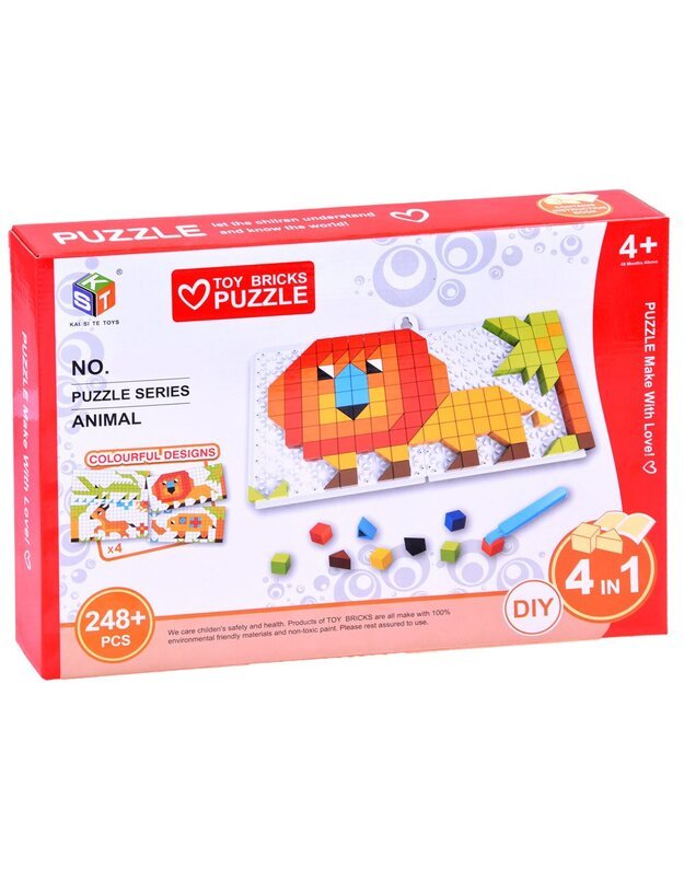  Educational puzzle Mosaic blocks pictures ZA2667