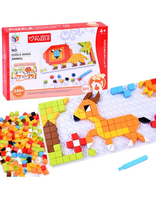  Educational puzzle Mosaic blocks pictures ZA2667