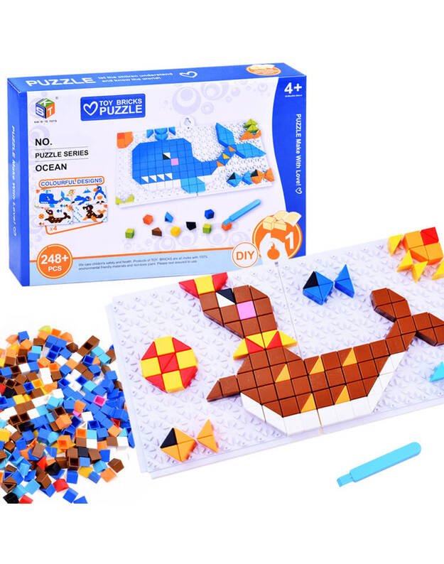  Educational puzzle Mosaic blocks pictures ZA2667