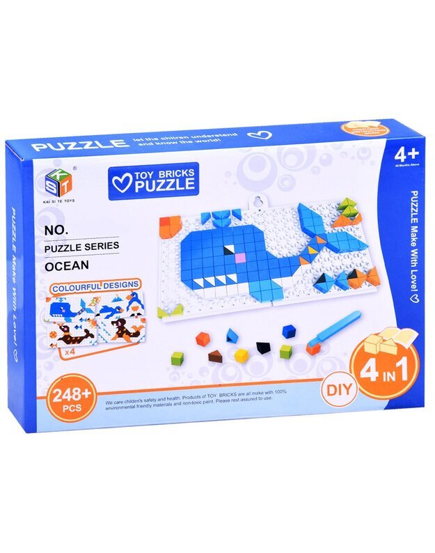  Educational puzzle Mosaic blocks pictures ZA2667