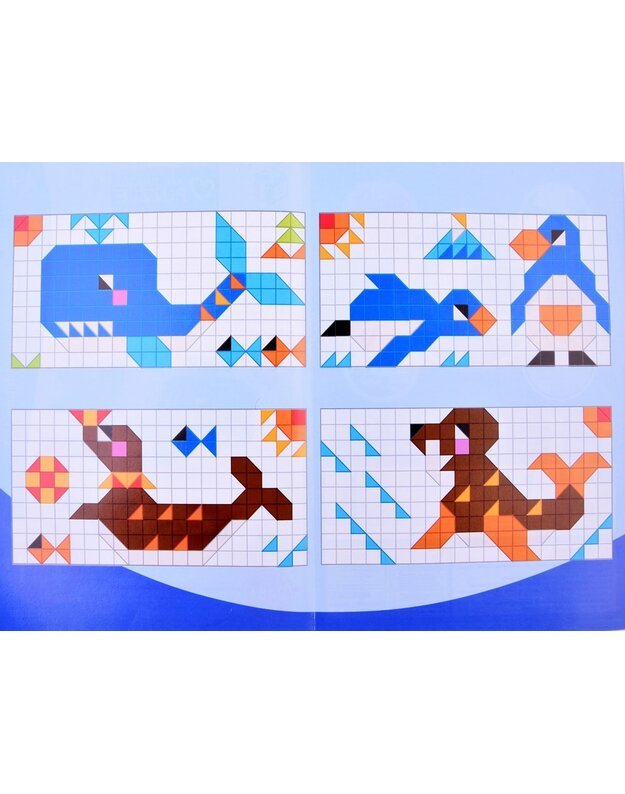  Educational puzzle Mosaic blocks pictures ZA2667