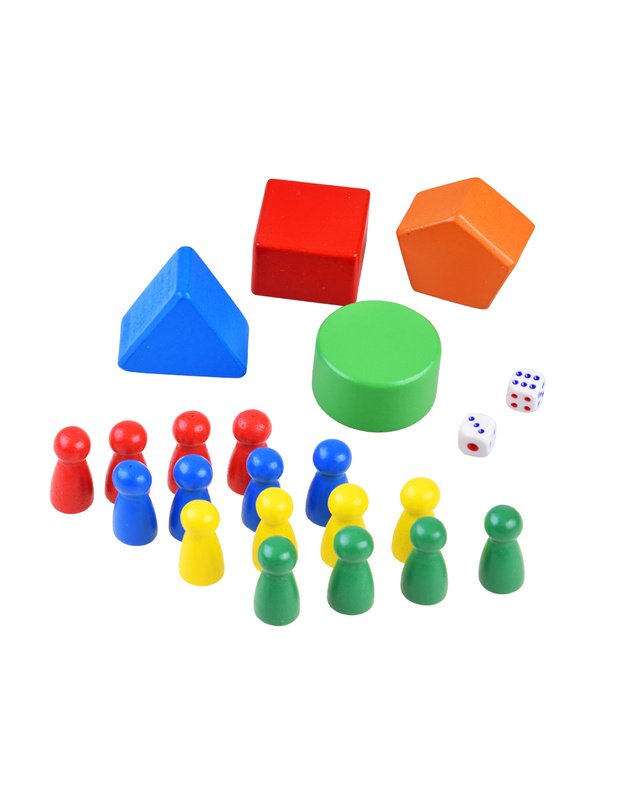 Mokomasis medinis kubas - labirintas 8in1