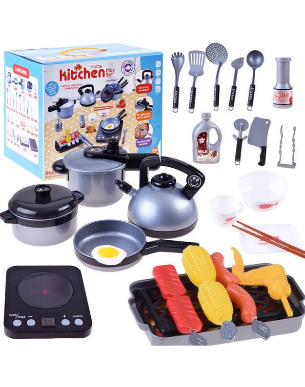 Elektrinės viryklė + priedai