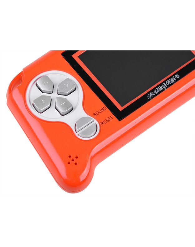 Vaikiška žaidimų konsolė su 70 žaidimų - oranžinė