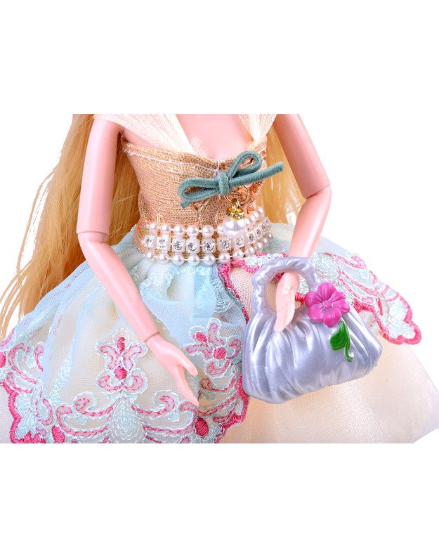 Emily lėlė su kokteiline suknele + rankinė
