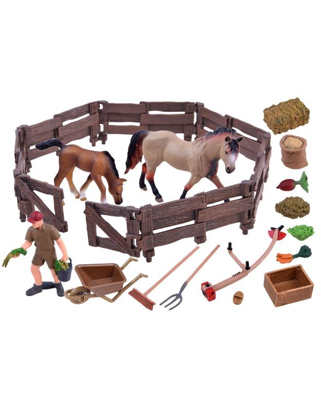 Gyvūnų figūrėlių rinkinys - Arkliai 