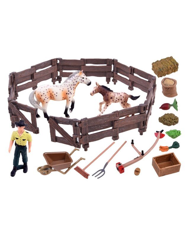 Gyvūnų figūrėlių rinkinys - Arkliai