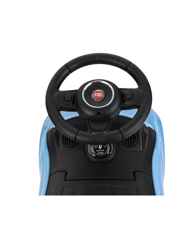 First Ride On žaislinis automobilis - stumdukas FIAT 500 - mėlynas