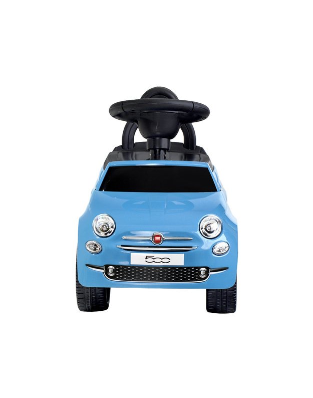 First Ride On žaislinis automobilis - stumdukas FIAT 500 - mėlynas