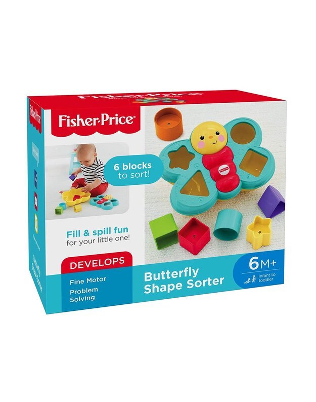 Fisher-Price drugelio formos rūšiuotojas