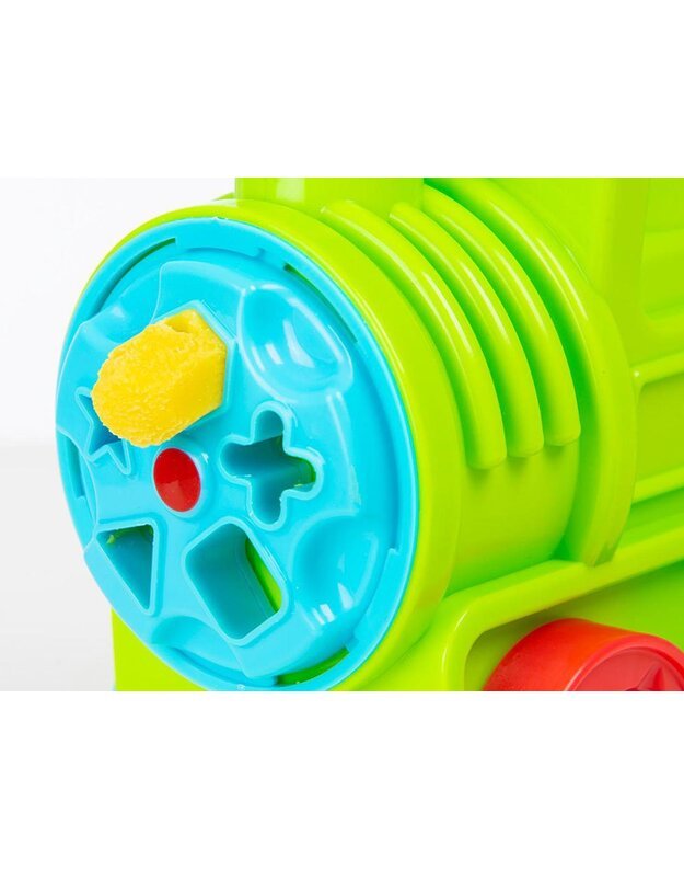 Fisher Price lokomotyvas + 3 spalvos