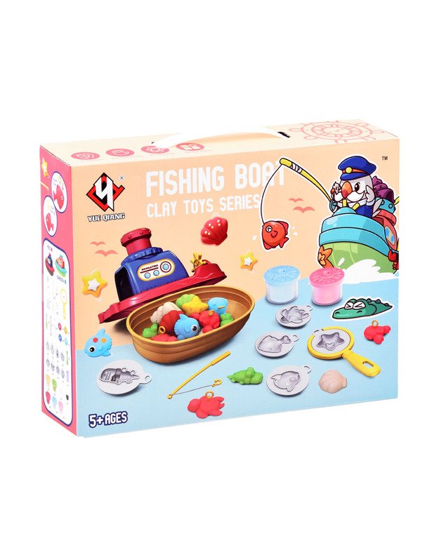 Fishing vessel plastic mass catching fish ZA4026