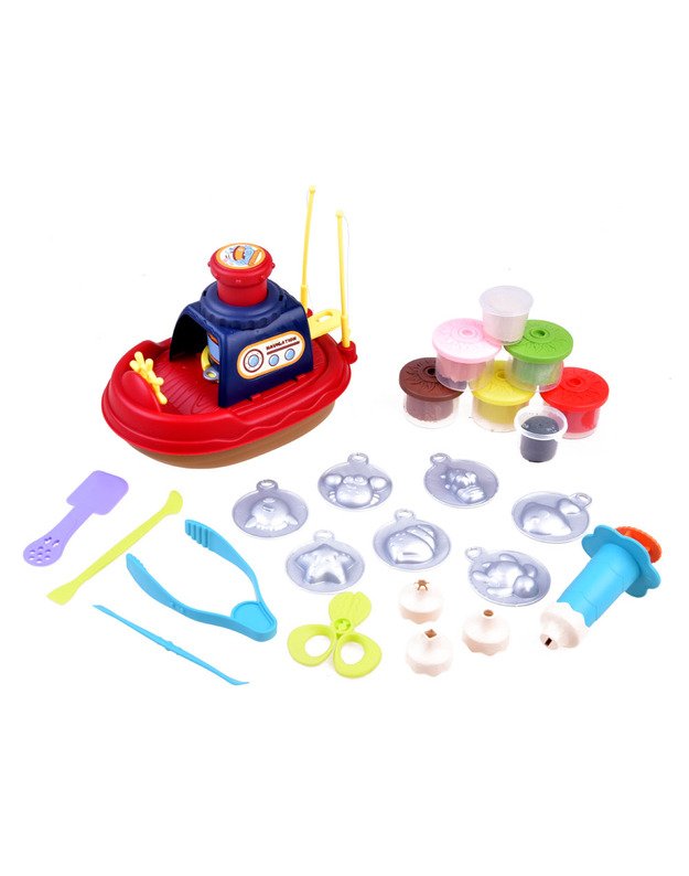 Fishing vessel plastic mass catching fish ZA4026