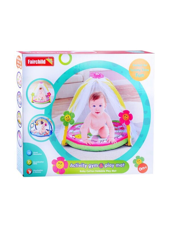 Lavinamasis kilimėlis su tinkleliu nuo uodų kūdikiui