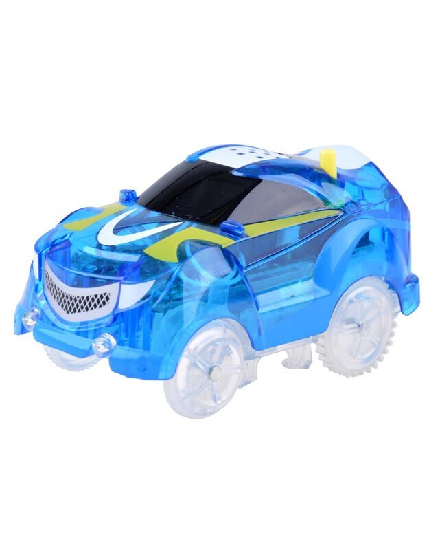 Fluorescencinė trasa su garso ir šviesos efektais 656 cm + priedai