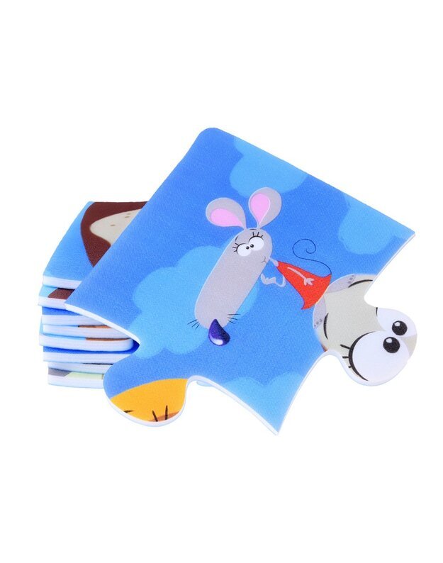 Porolono kilimėlis dėlionė su gyvūnais 37cm x 37cm