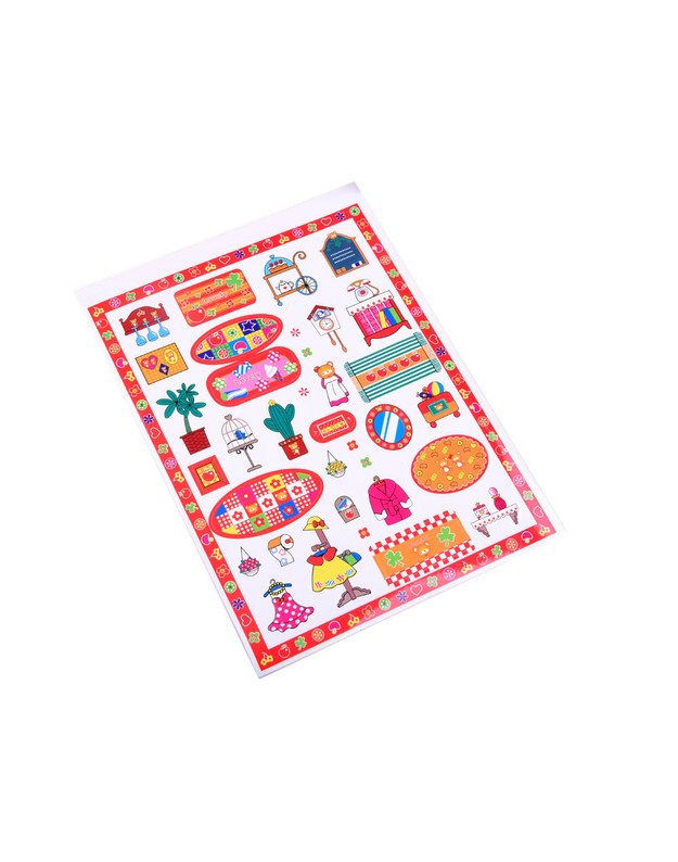 Sulankstomas šeimos namas + lėlių baldai