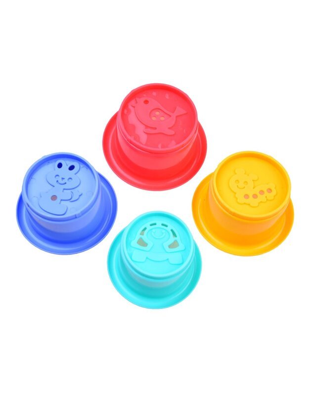 Vonios žaislas - Varlytė su puodeliais